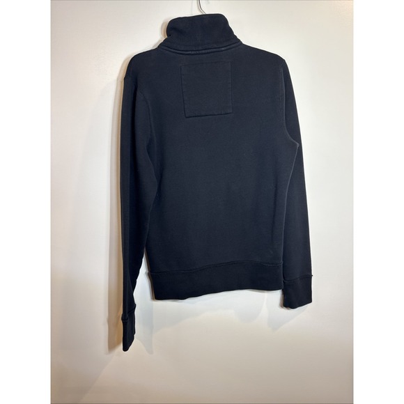 Vintage HOLLISTER Quarter Button Sweatshirt Thick Pull Over Men's Medium Y2K - Picture 5 of 7